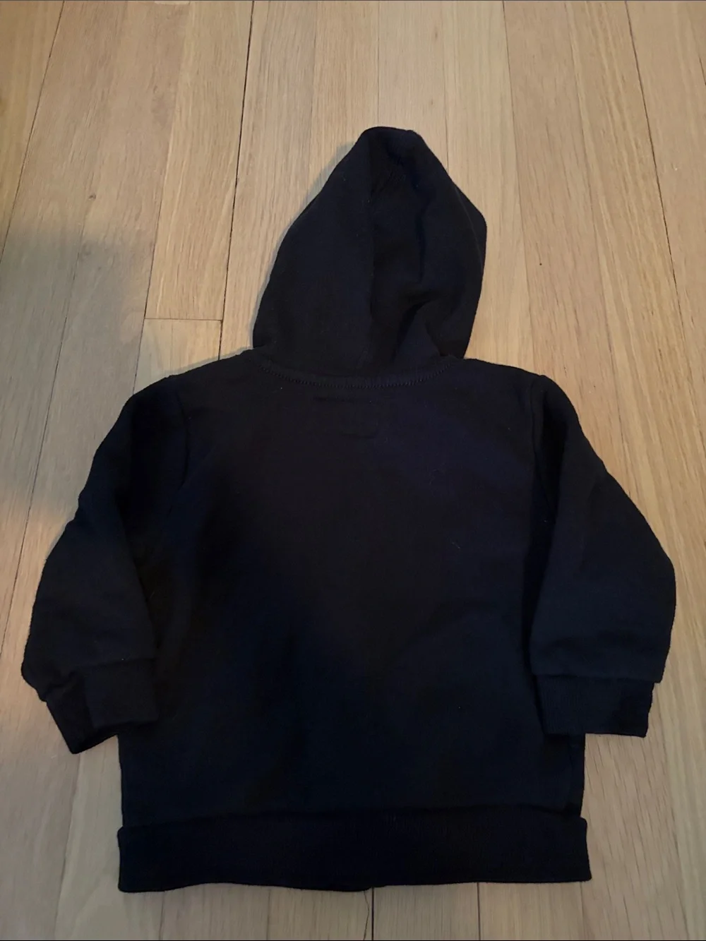 Old Navy Black Toddler Hooded Zip-Up Sweatshirt
